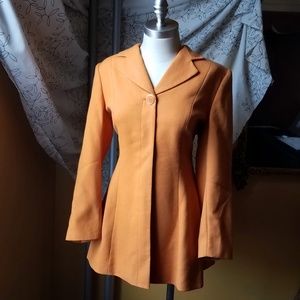 70's Vintage Wool Princess Coat/Blazer